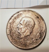 Cinco pesos 1953 Mexican  Coin