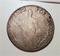 Peruvian Reales 1836 Coin