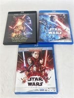 Lot of 3 - Star Wars - Blu Ray - DVD Movies