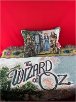 Wizard of Oz Throw Pillow & Blanket