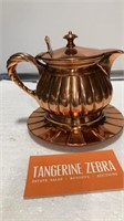 Quadruple Plate Copper Plated Tea Kettle