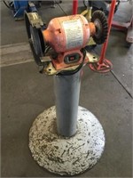8” Bench Grinder on Very Nice Stand