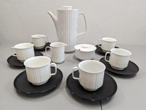 White and Black  Rosenthal China Set