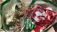 Large Bag Full Of Holiday Decorations