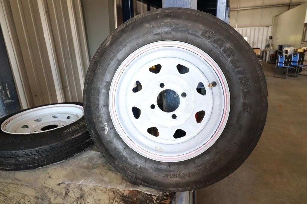 1 Utility Tire on Rim- 5.3-12 - New