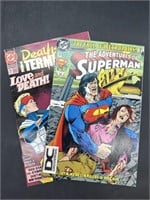 Lot of 2 Assorted 1990s DC Universe Comics
