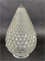 Pineapple Design Glass Lampshade