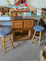 Wooden cabinet small table