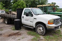 2000 FORD F-450 FLAT BED TRUCK