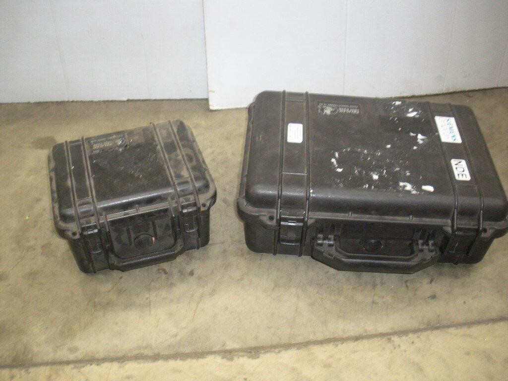 (2) Pelican 1300 & 1500 Waterproof Cases