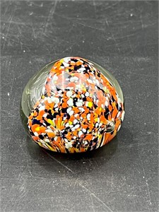 Vintage multicolor paperweight