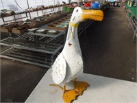 Metal art goose