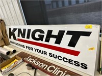 New Old Stock Knight Equip Sign