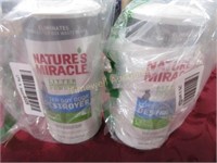 Natures Miracle littler box odour destroyer x 2