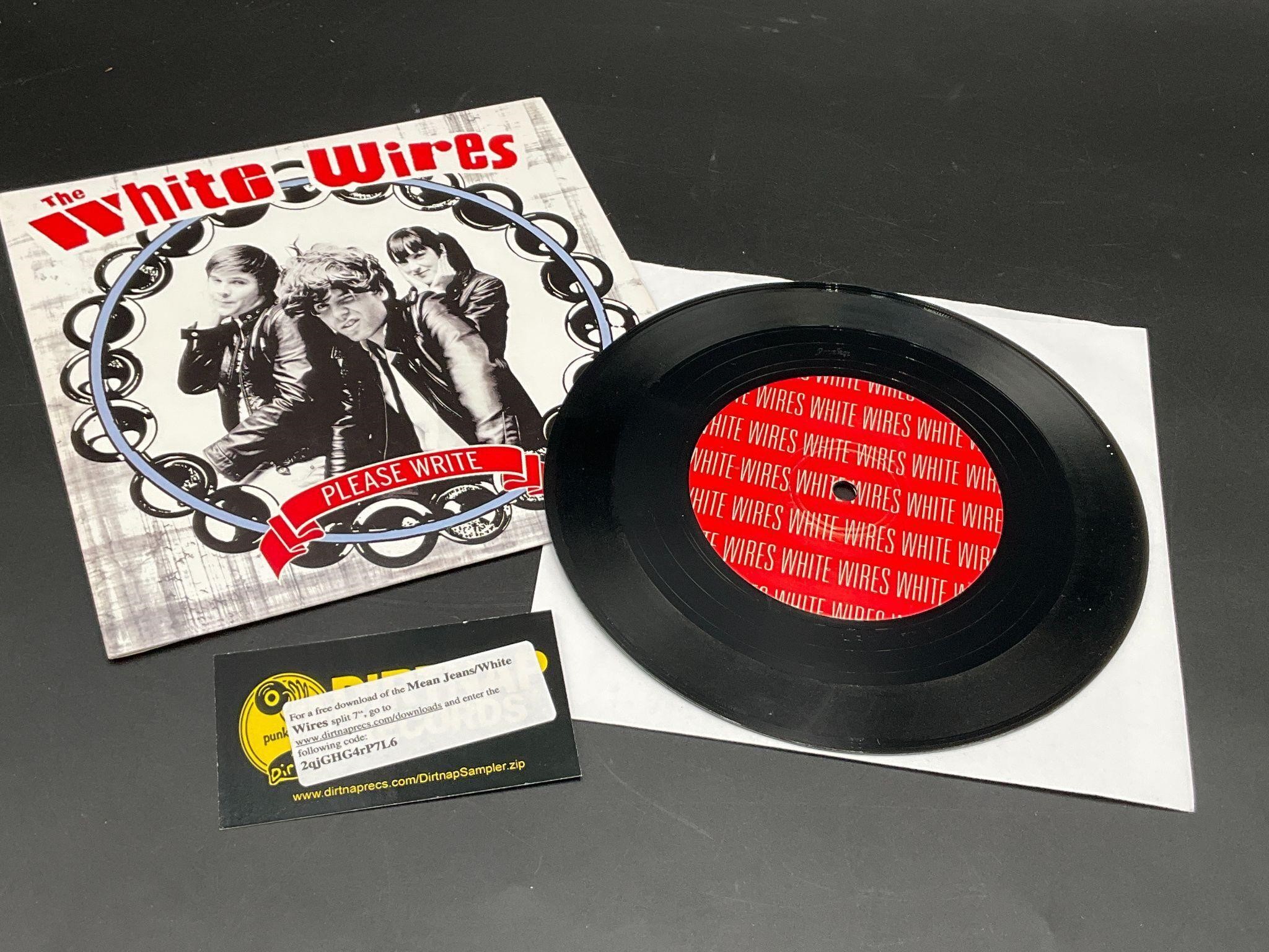 2010 White Wires / Mean Jeans Punk 7" Vinyl Single