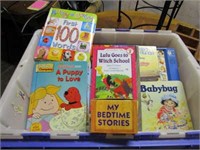 Large Tote Full of Baby/Toddler Pre-School Books