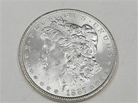 1887 Silver Dollar Coin