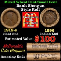 Small Cent Mixed Roll Orig Brandt McDonalds Wrappe