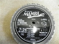Ten Mamba 7.25x5/8x24t wood saw blades