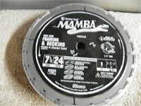 Ten Unused Mamba 7.25"X 5/8 X 24t carbide blade