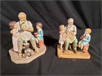 (2) Norman Rockwell Figurines
