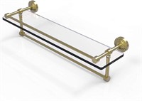 Allied Brass  22 Inch Gallery Towel Bar Glass