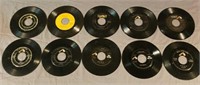 10 Elvis Presley Records 45's