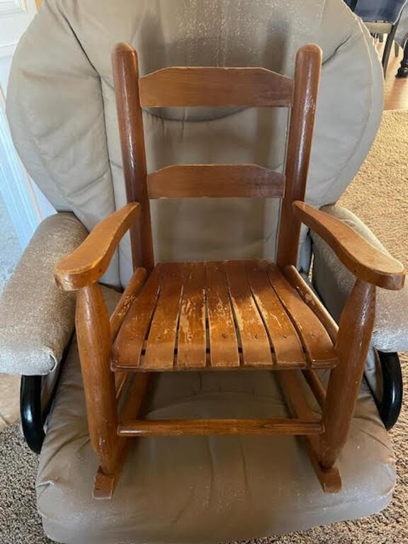 1950’s Child’s Wooden Rocking Chair / Rocker