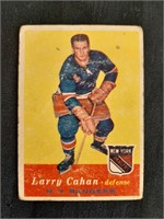 1957-58 Topps NHL Larry Cahan Card #59