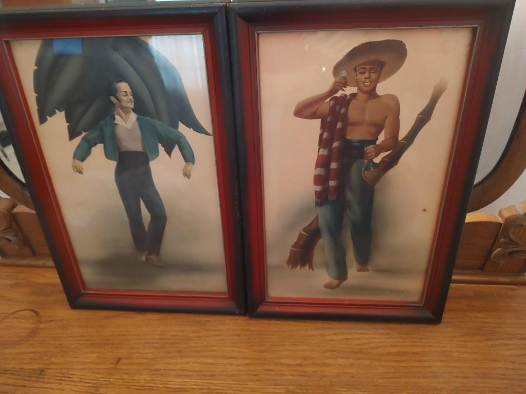 2 Mexican Prints by George Telo