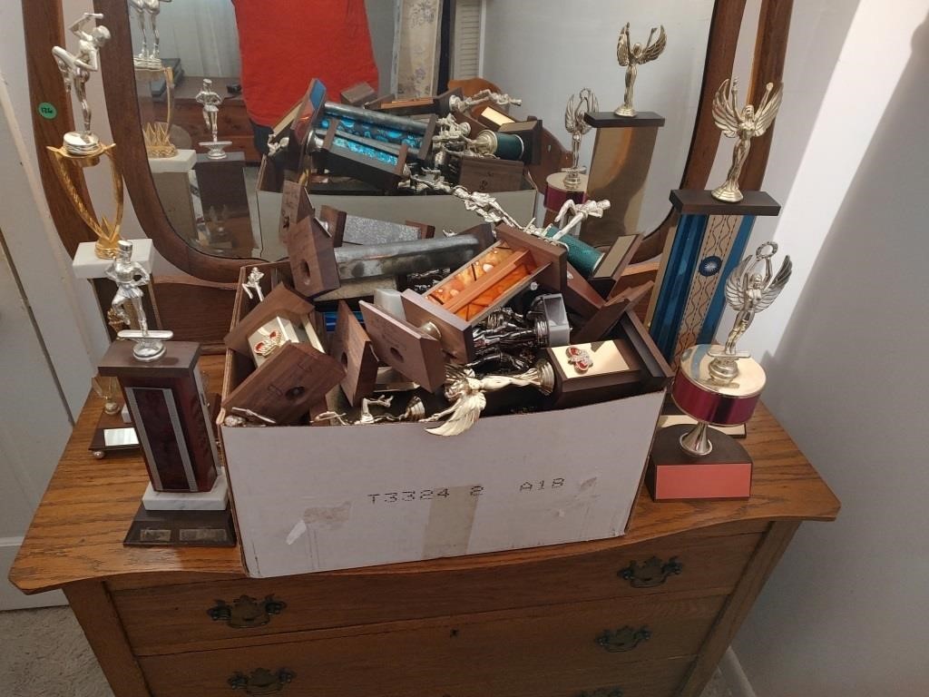 Large Collection of 1970s Trophies