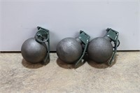 Three - Inert Training Grenades