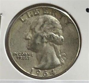 1964D Washington Quarter Silver