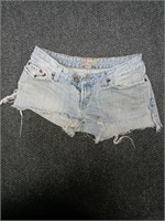 Vintage BKE Star jeans cutoff shorts 27" waist