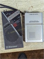 Two Pocket Radios