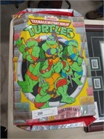 Ninja Turtle Action Figures with Carrying Case