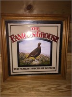 Framed Mirror "The Famous Grouse"
