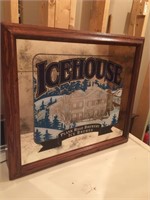 Electric Framed Mirror- Icehouse- Does Not Light