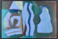 Paul Hrusovsky (NC), Untitled - Blue Abstract