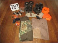 Hunting clothing & boots