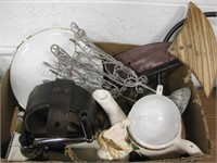 Box Of Decor - Metal, Ceramic & More