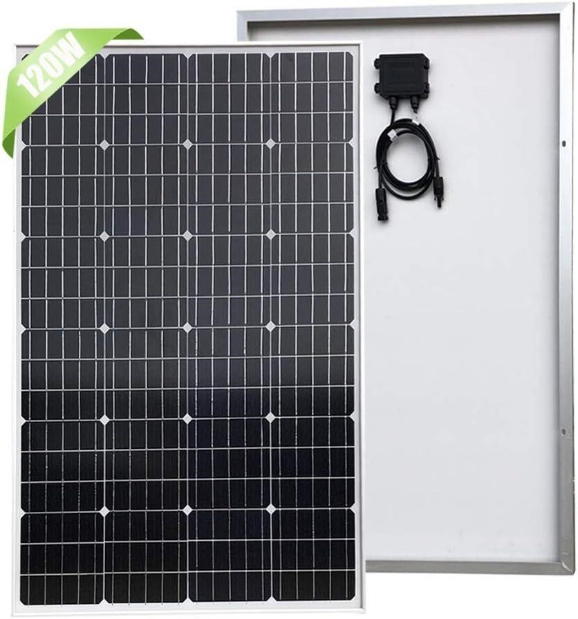 120 Watt Monocrystalline 12V Solar Panel