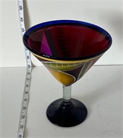 Decorative martini glass