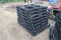 (8) Poly Pallets Approx. 43" x 43"