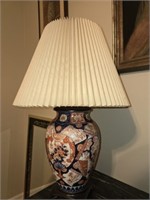 Large Decorative Ceramic Asian Style Lamp AS IS