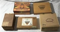 Vintage Wooden Cigar Boxes (5)