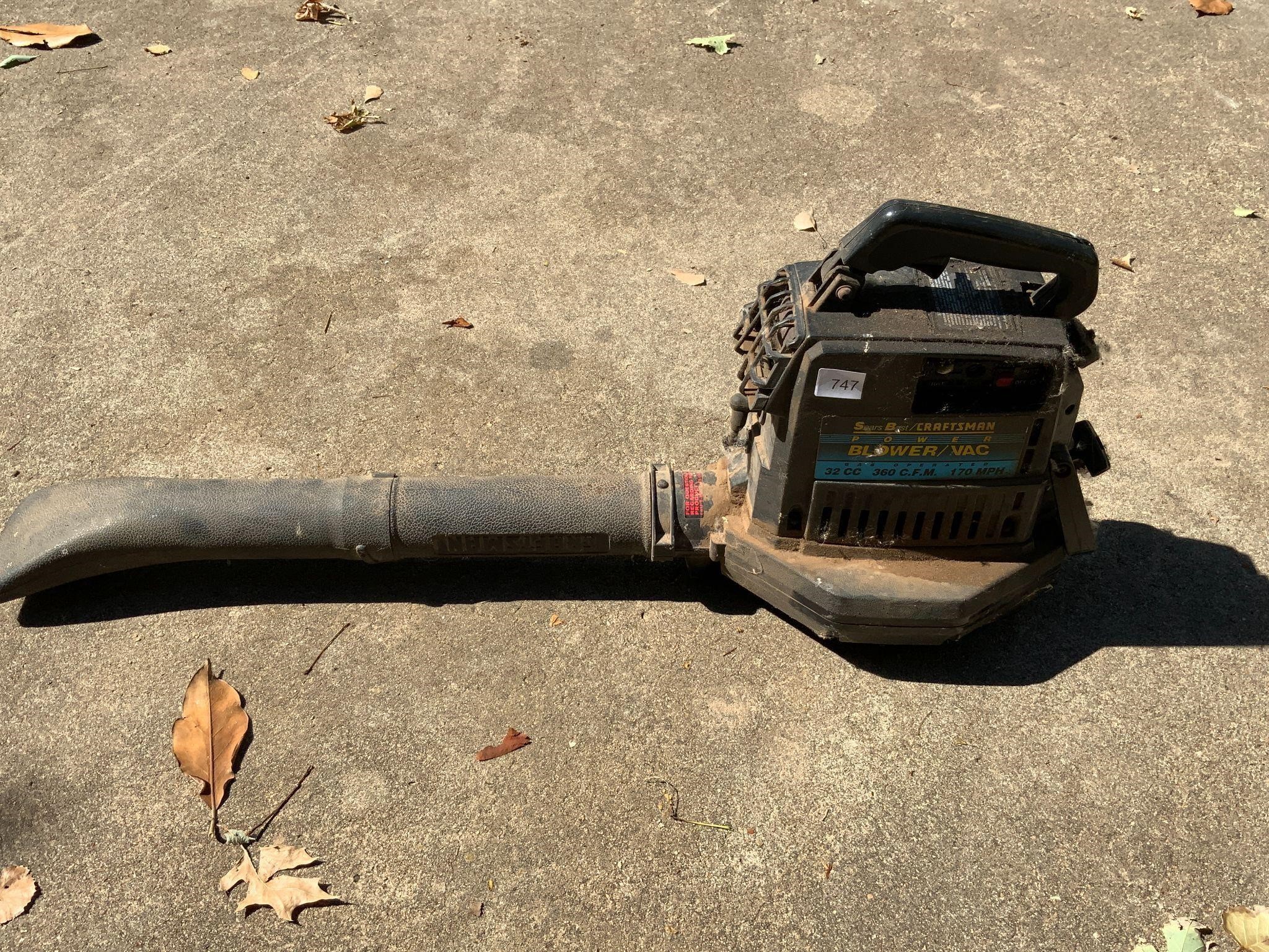 Craftsman Gas Power Blower Vac