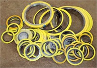 Lot of Various Size Threaded Rings