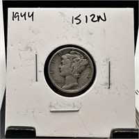 1944 MERCURY SILVER DIME