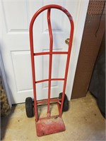 Hand truck dolly tires flat